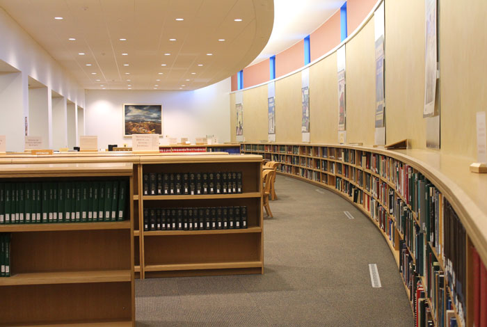 Gale Family Library interior.