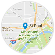 Map of St. Paul.